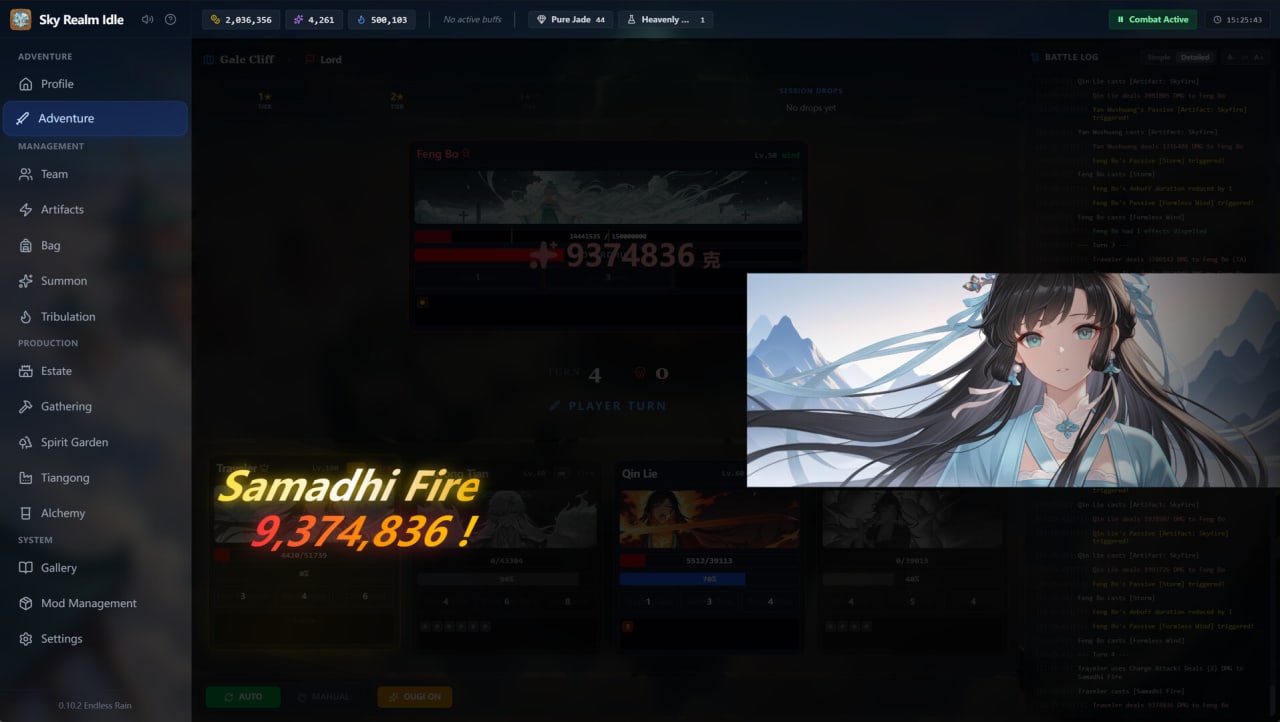Скриншот Sky Realm Idle