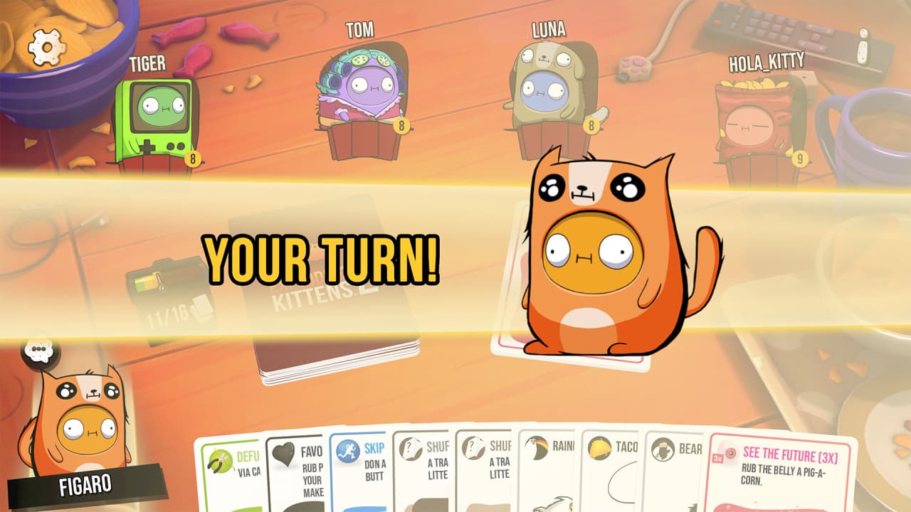 Скриншот Exploding Kittens 2
