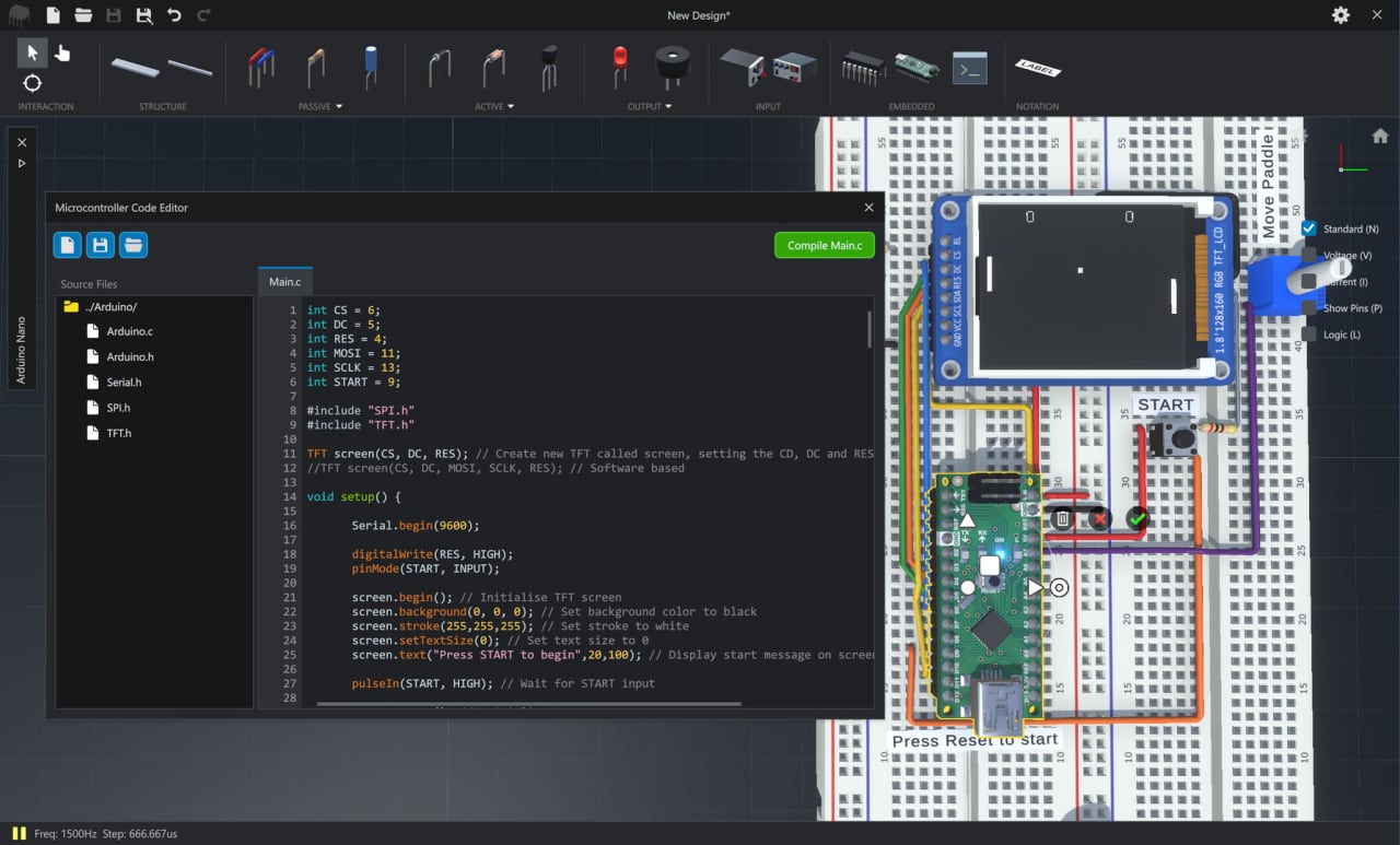 Скриншот CRUMB Circuit Simulator