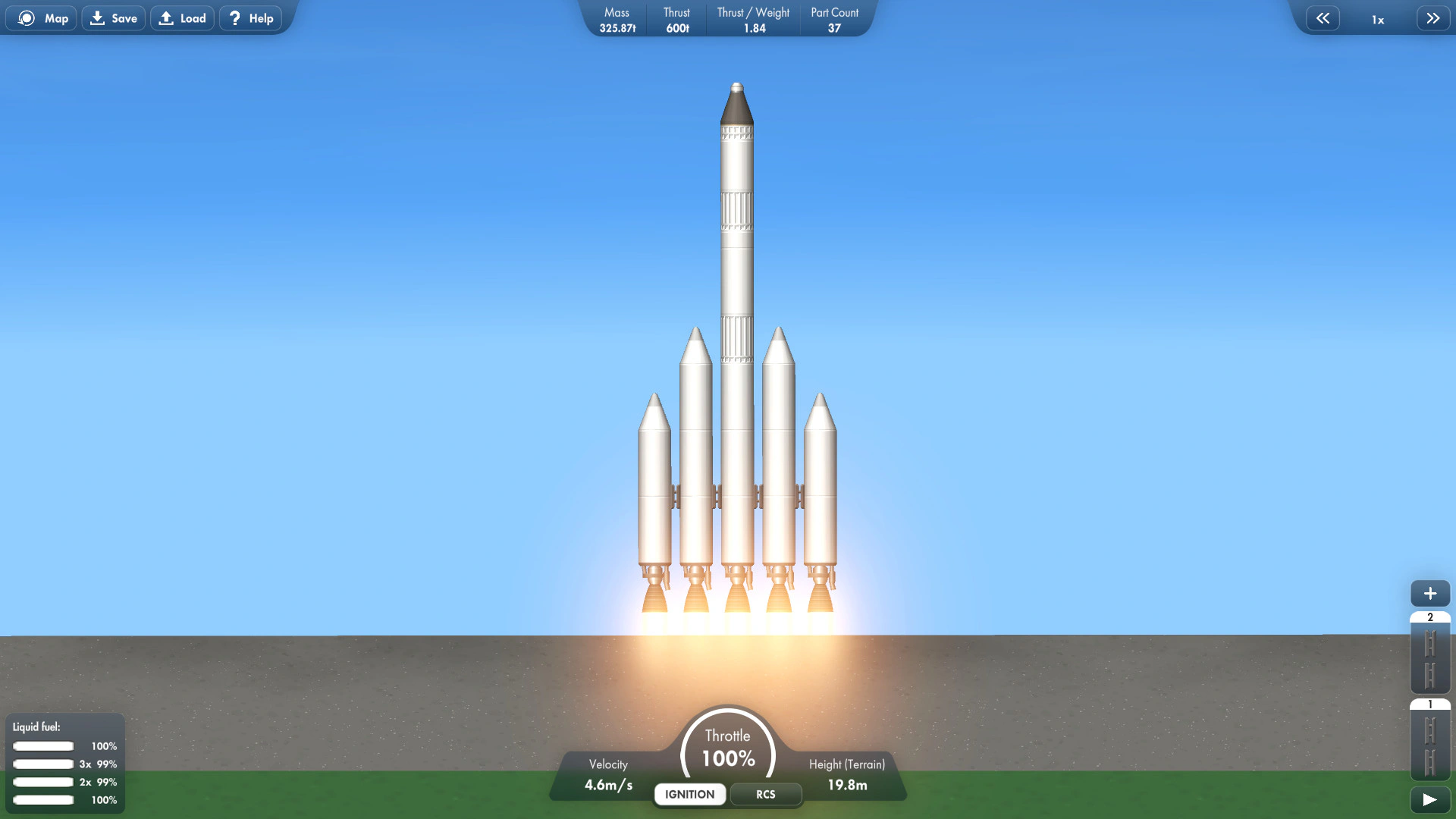 Скриншот Spaceflight Simulator (Спейсфлайт Симулятор)