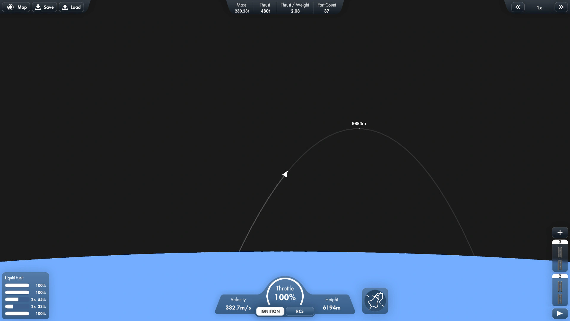 Скриншот Spaceflight Simulator (Спейсфлайт Симулятор)