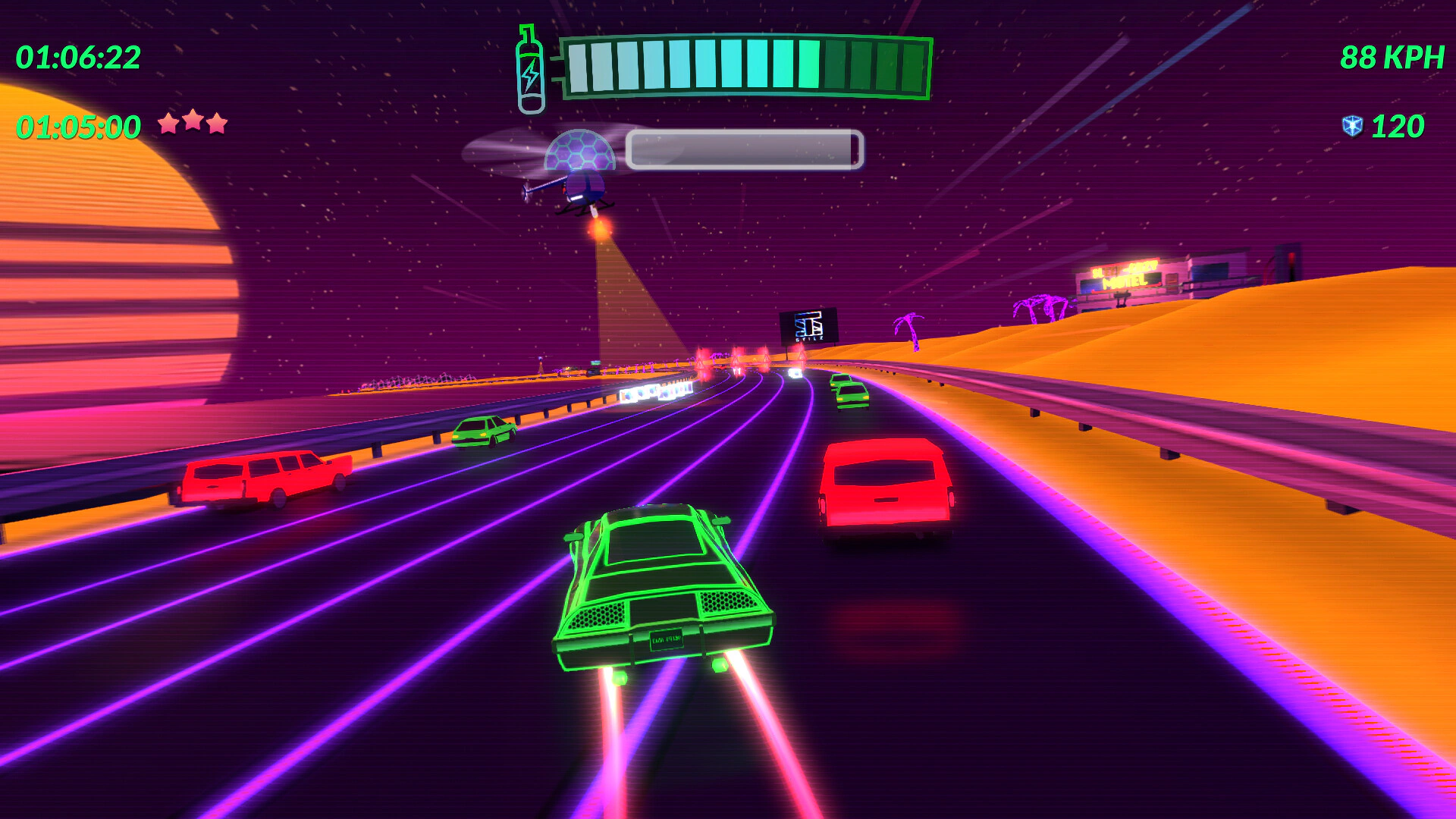 Скриншот Retro Drive: Revamped (Ретро Драйв: Ревампед)