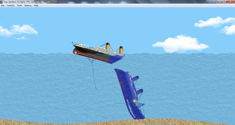 Скриншот Floating Sandbox (Плавающая песочница)
