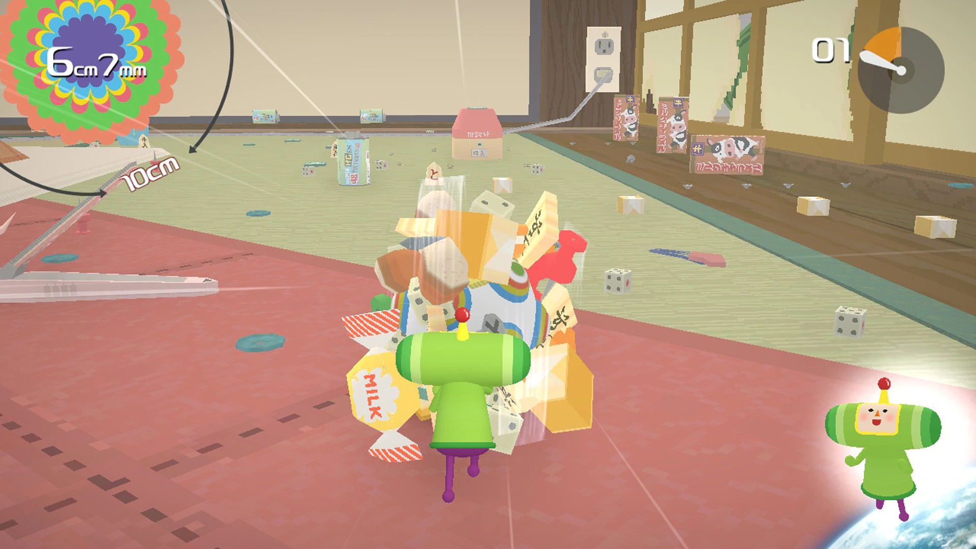 Скриншот Katamari Damacy REROLL (Катамари Дамаси Реролл)