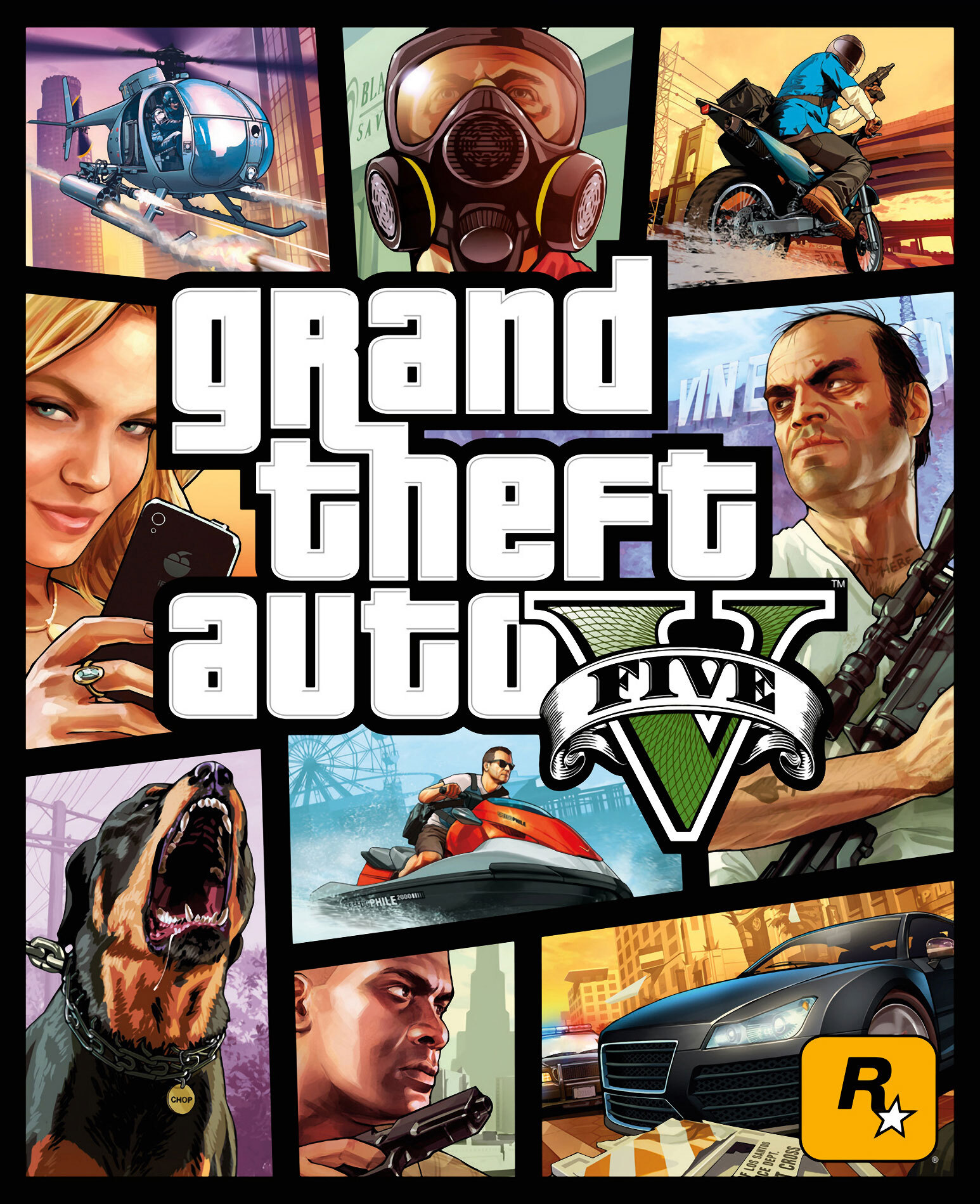 Обложка Grand Theft Auto V (ГТА 5)