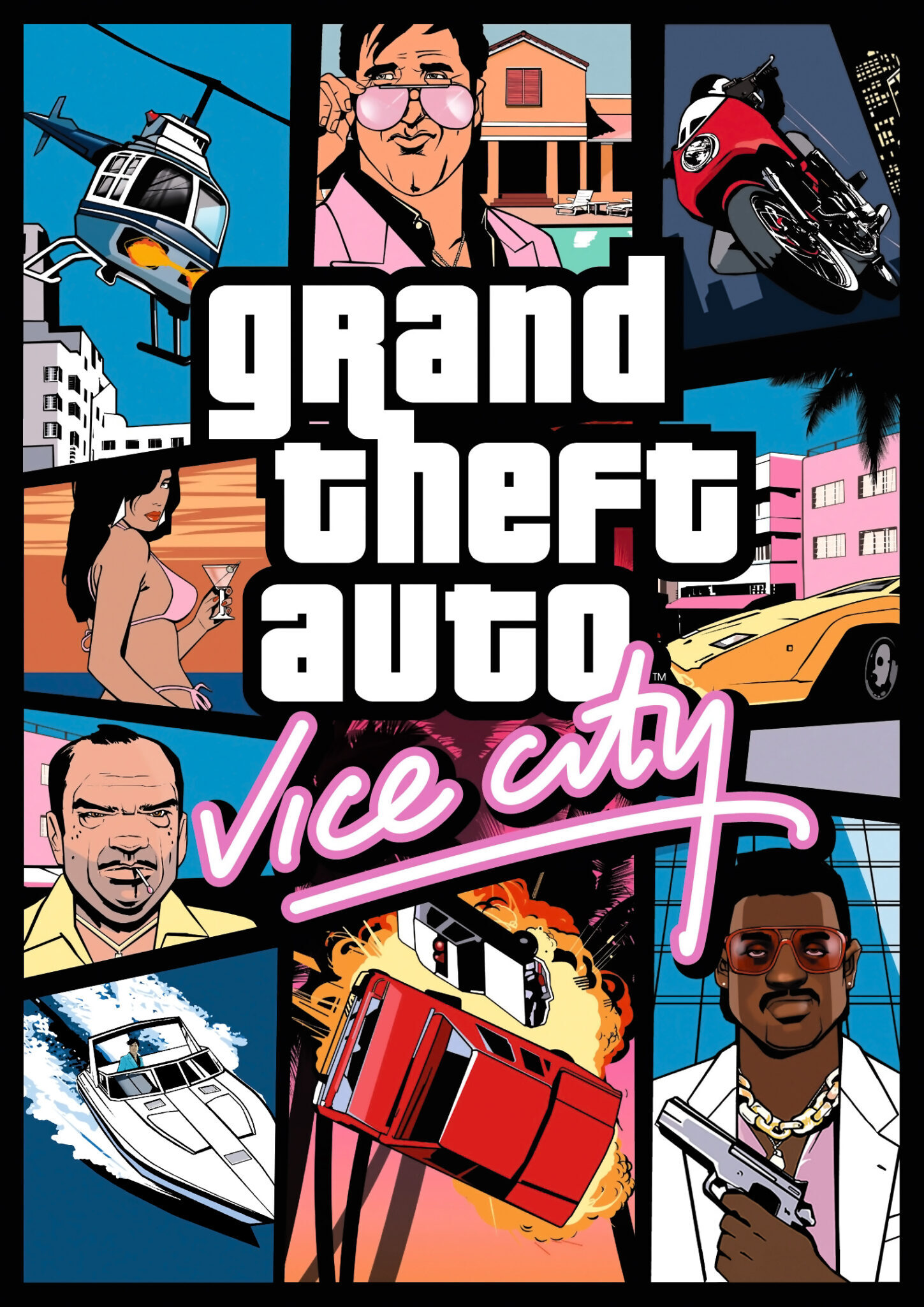 Обложка Grand Theft Auto Vice City (ГТА Вайс Сити)